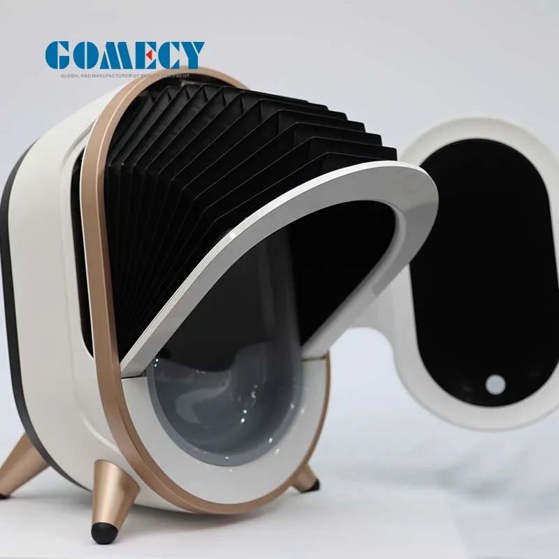 GOMECY Skin Analysis Test System Tool Supplier Analyzer 3D Digital Face Analysis Scanner Device With 24 Million Pixel Camera