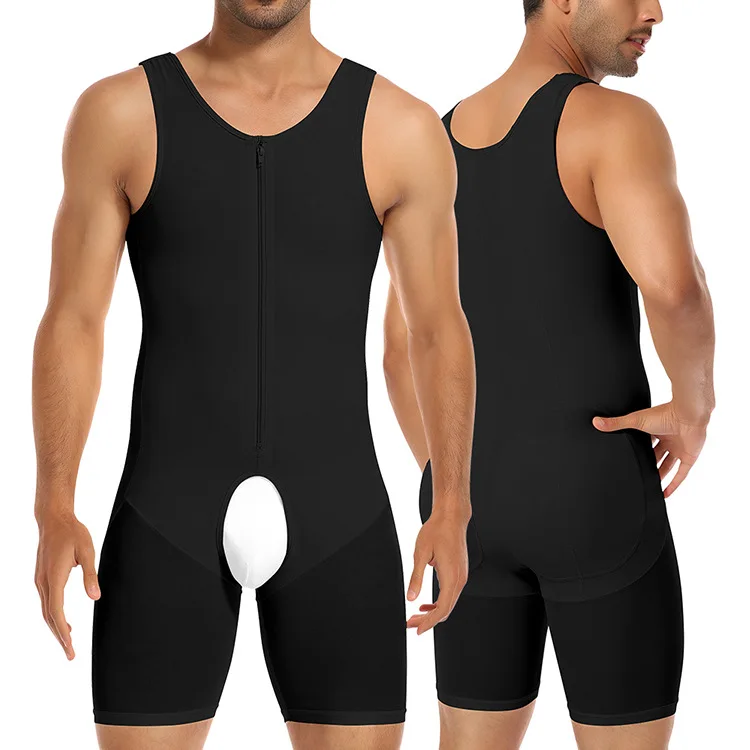 Shaping Bodysuit Men Shape Wear  Shaper Tummy Control Bodysuit Compression Slimming Waist Trainer Shapewear for Men