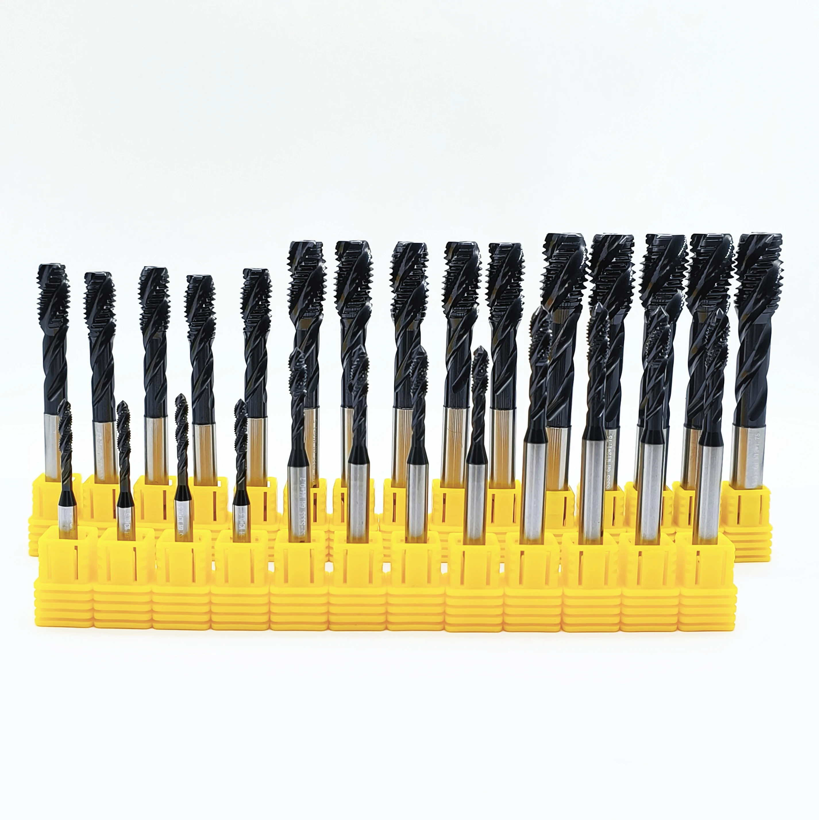 High Performance KTL HSS-E Spiral flute Tap Threading Tap Suitable for alloy steel  stainless steel  ductile cast iron