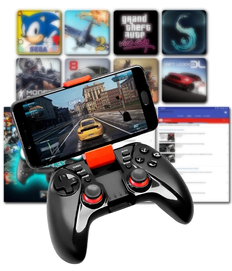 
Saitake brand wireless gamepad joystick & game controller android IOS for /Arena of Valor/Mobile Legends/Knives Out 