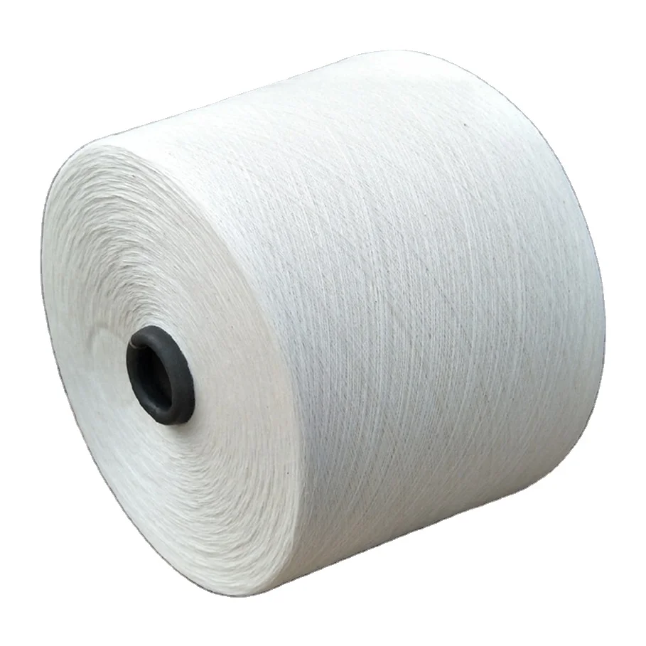 Cheap price CVC/TC recycled blended cotton yarn for work wholesale