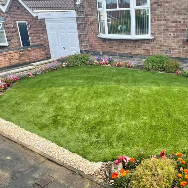 Wholesale 40mm 50mm Height Realistic DIY Artificial Turf Lawn Synthetic Grass for Soccer Fields