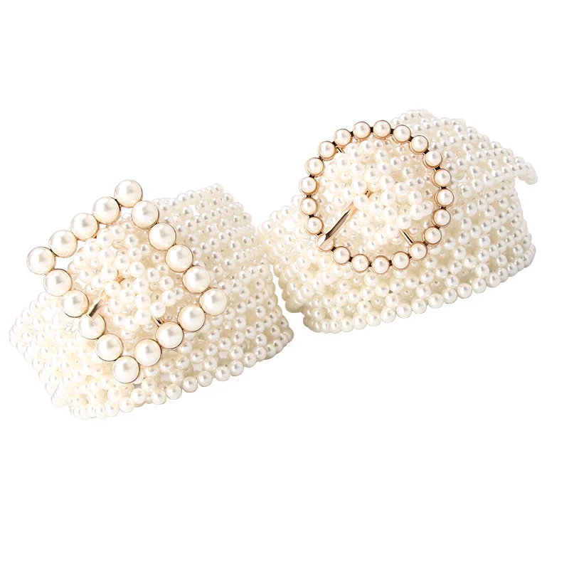 Suyan Jewelry, заводская цена, оптовая продажа, Женский Простой ремень с жемчужной металлической пряжкой, модные женские ремни для платья