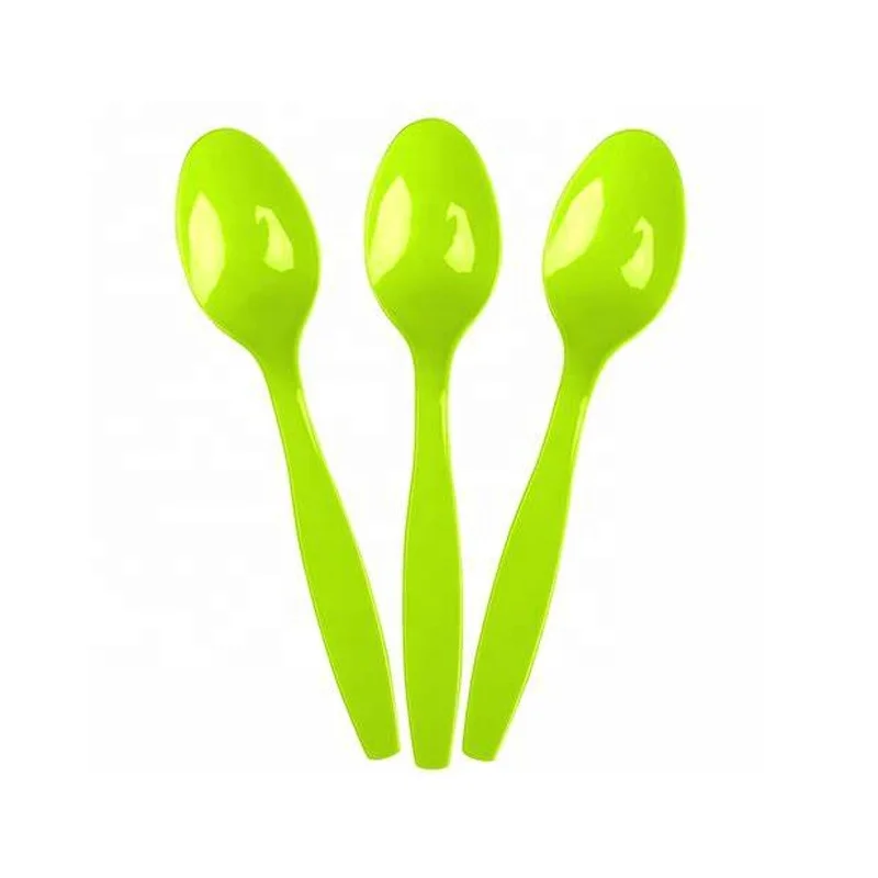 Doris-Heavy duty disposable cutlery plastic spoons colorful