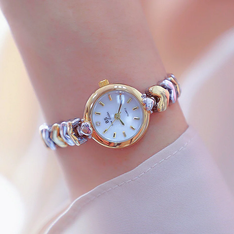 FA1666 BS Watches For Women Luxury Fashion Bracelet Love Steel Band Quartz Girls Watch Wholesale Female Clock