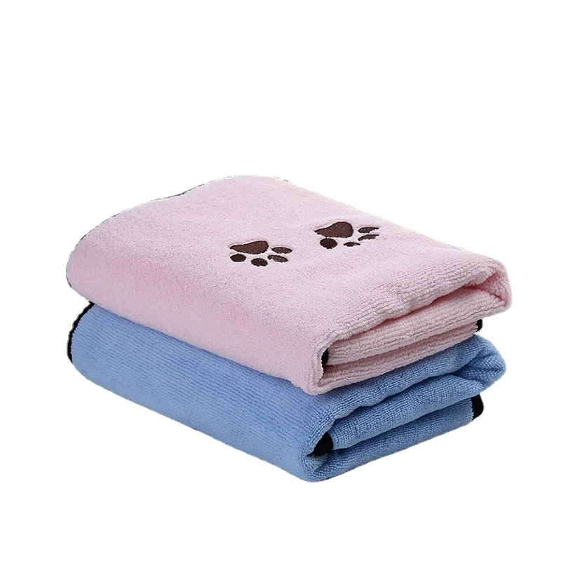Soft Drying Cat Cleaning Pet Grooming Products Pink Dog Drying Towels Wholesale Pet Bath Towel Dog Microfiber Towel