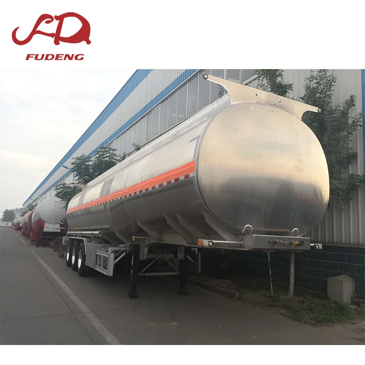 Trii axles Petrol Oil tank Fuel Tanker semi trailer 300000 400000 45000 600000 liters aluminum Gasoline transport for sale