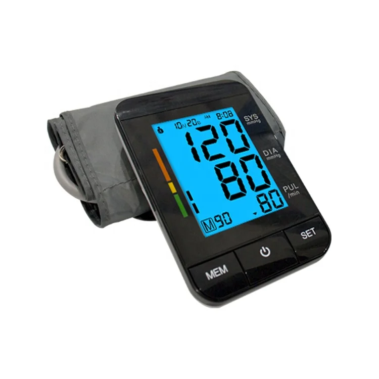 Desktop Nylon Cuff Imitative Mercury Free Sphygmomanometer Electric Plastic Blood Pressure Monitor Ce Online Technical Support