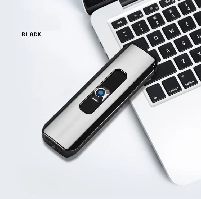 Electric USB Rechargeable Portable Windproof lighters Smoking Accessories Tools rechargeable electric lighter