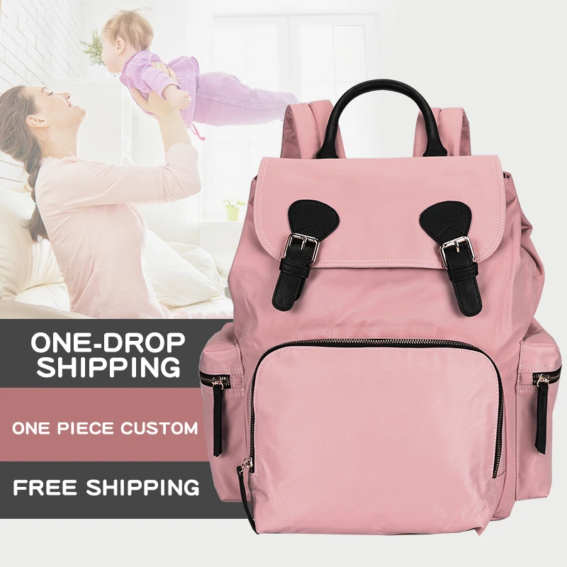 
Custom 3 in 1 diaper bag backpack luxury mochila maternidade baby diaper changing bag mummy leather diaper bag 