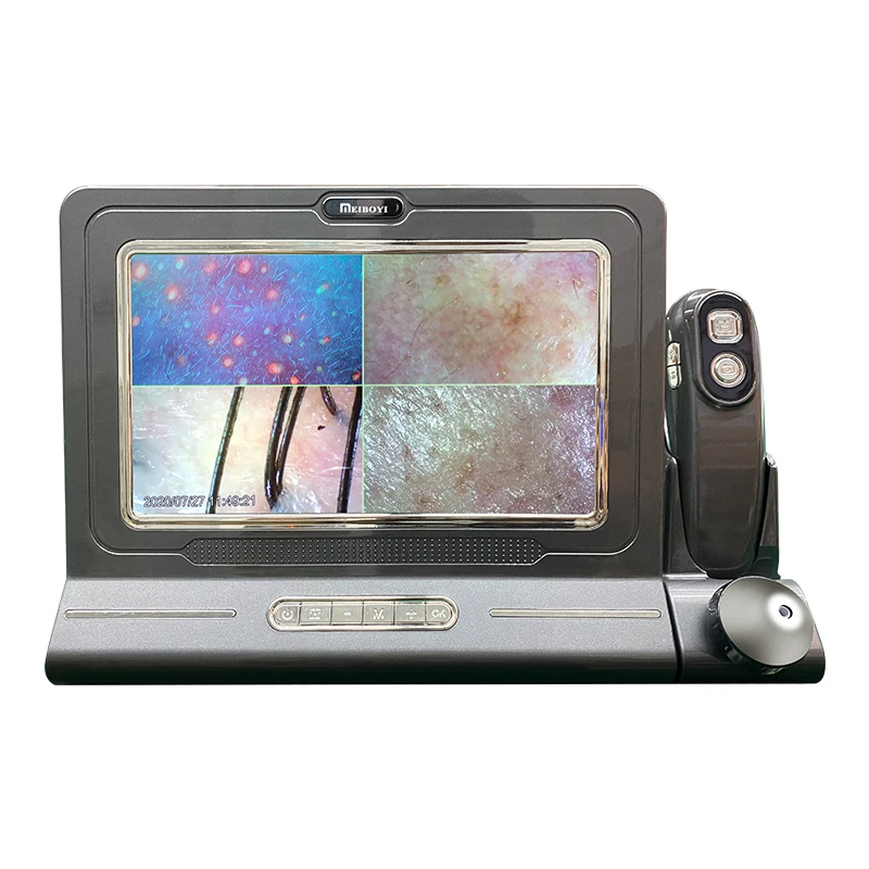Four-spectrum HD scalp skin detector Hair follicle analyzer Facial HD detection analyzer Multi-functional