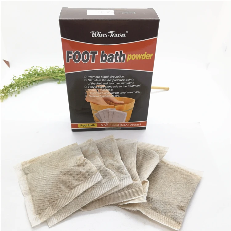 10 пак./кор. Китайский травяной платырь против мокса ванночка для ног порошок спа