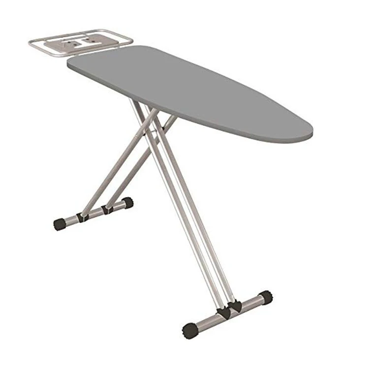 Ironing Board PE Living Room Foldable Europe Square with Heat Resistant Cover and Heavy Sturdy Thicken Felt Pad Clothing Cotton