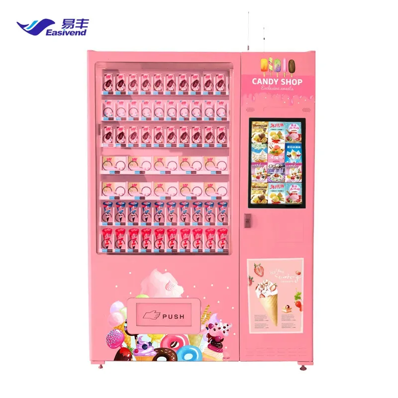 Customized  Ice Cube Freezer  Vending Machine Self-Service with Large Capacity for ice retail