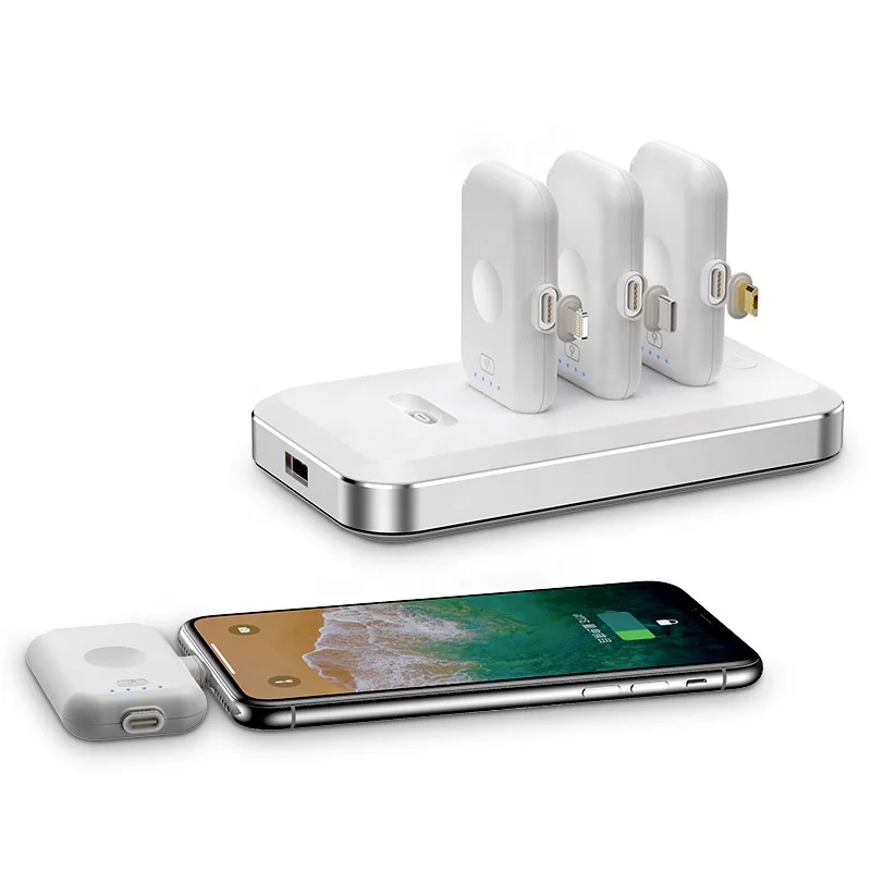 
High quality portable universal charger Mini Finger Magnetic slim power bank 