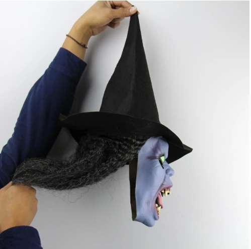 Fang Fang Dark Night Witch Halloween Bar Ghost House Ball Props Pullover Terror Ghost Mask