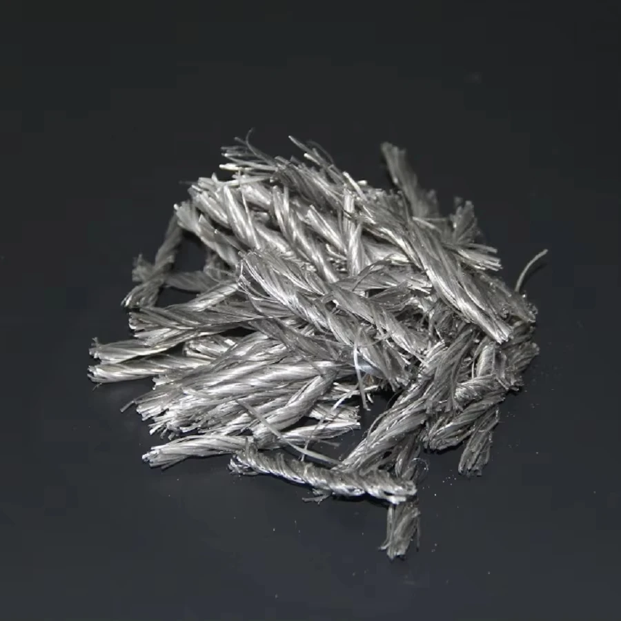 High Strength Hybrid Type 54mm Polypropylene Macro Fiber Easy Dispersion