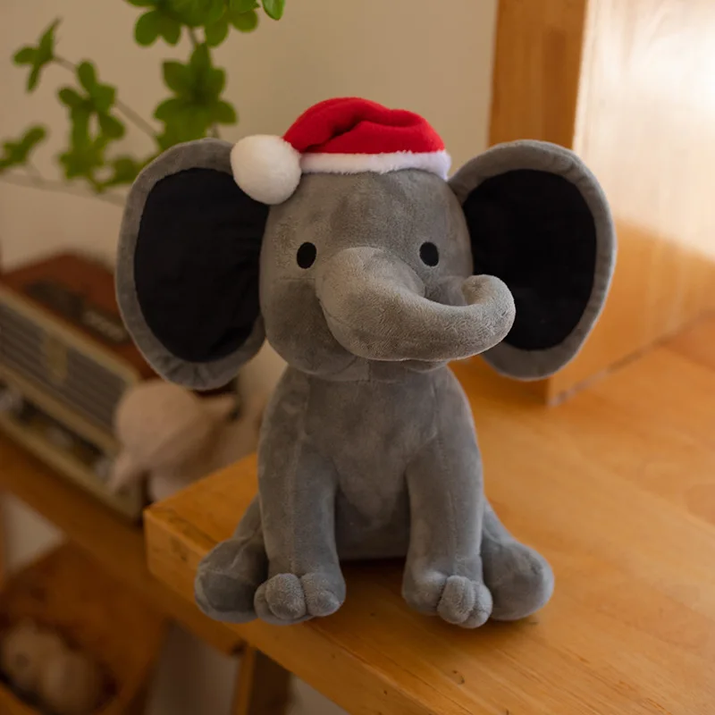 Hot Baby Elephant Toys Graduation Elephant Doll Wholesale Cute Doctor Hat Elephant Stuffed Plush Dancing Doll Can Be Customized
