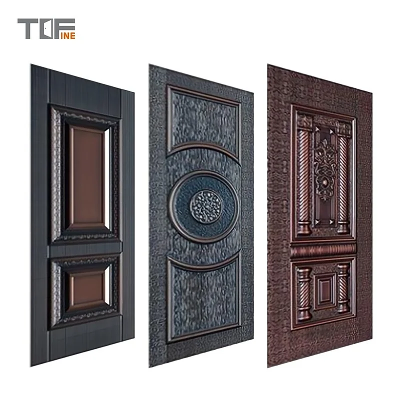 Alloy Sheet Various Styles Latest Design China Exterior Door Skin Stamped Steel