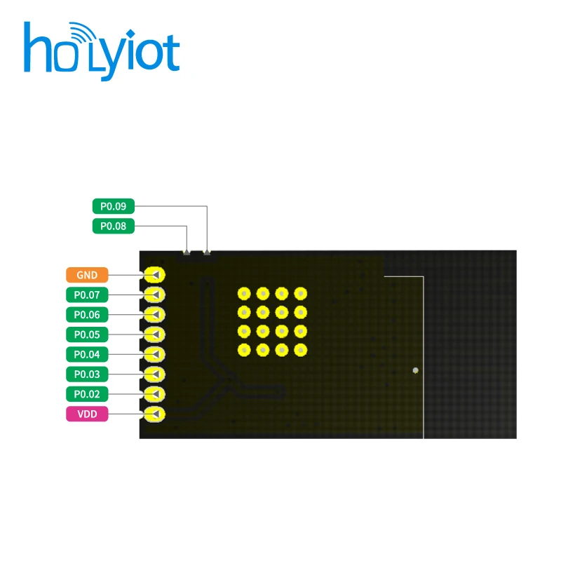 Holyiot OEM ODM nRF52832 2.4GHz Bluetooth Usb Ble 4.2 Module Bluetooth Mesh Networking Module