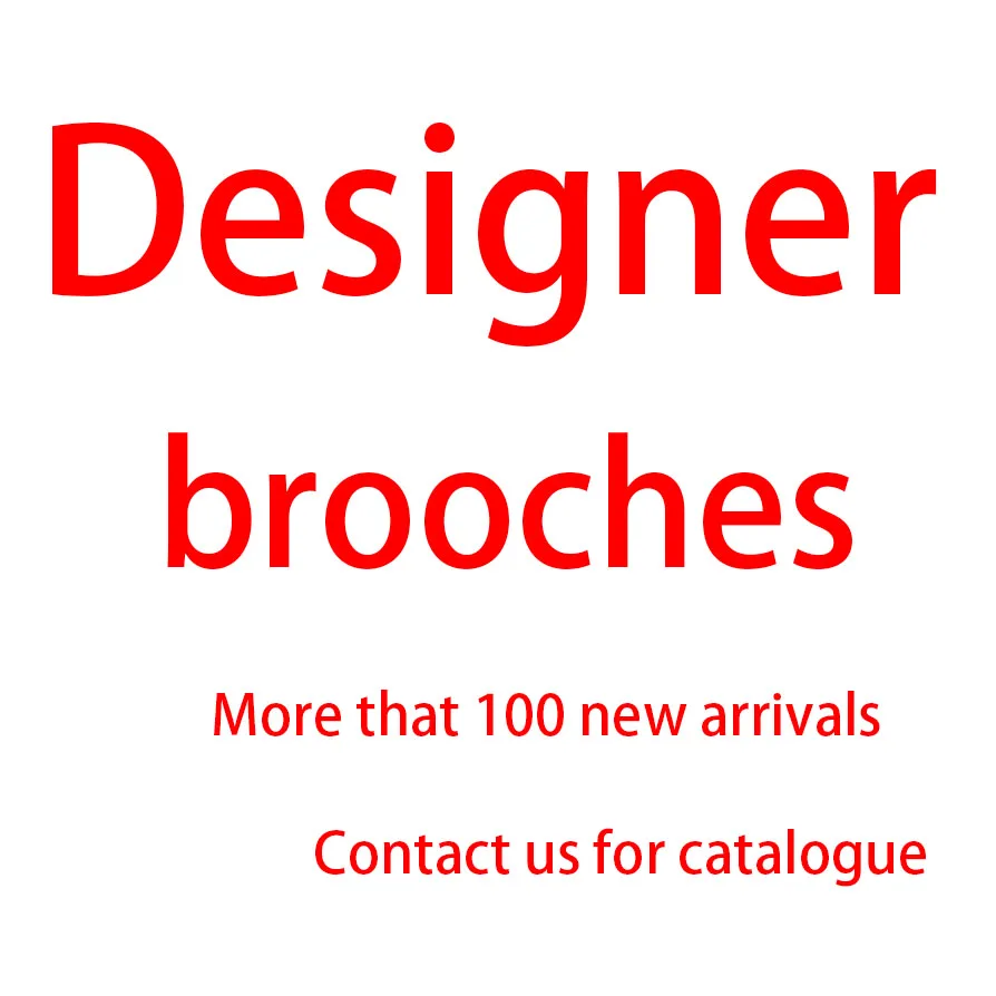 luxury women brand letter shape broaches women brooches designer brooches and pins pins