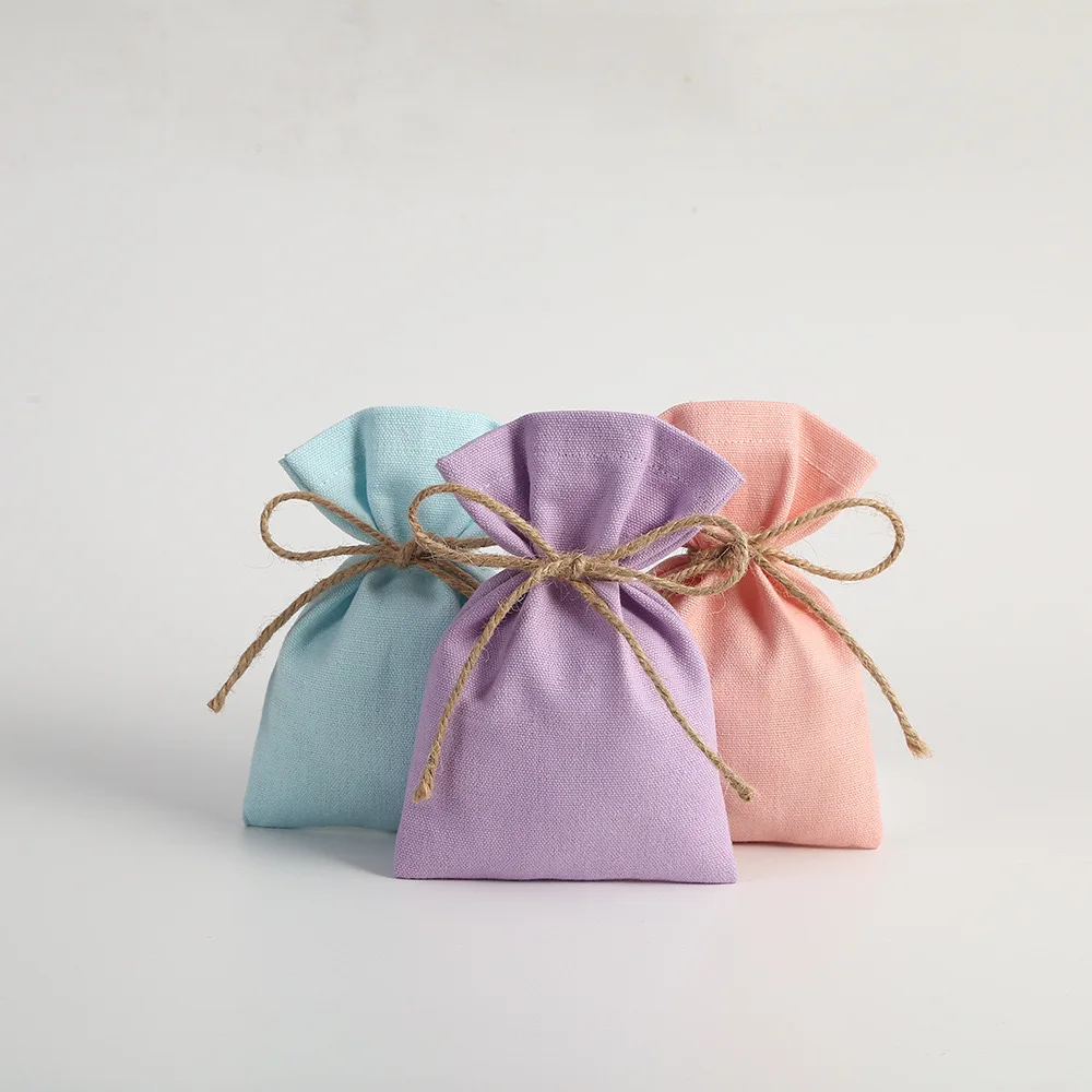 Custom Logo Reusable Canvas Shopping Bag with Jute Thread Kraft Paper Gold Foil Stamping Embossing for Fashion Food Watch Use