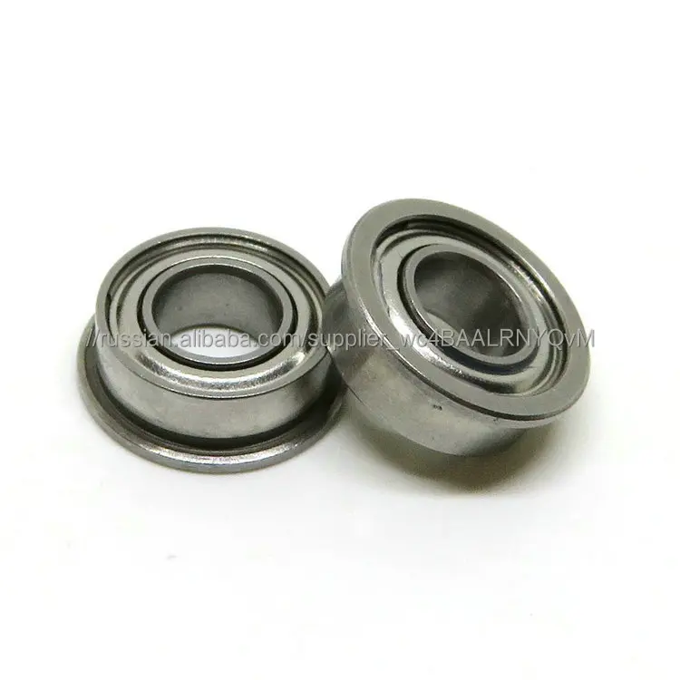 Metal Shield SMF52 ZZ Stainless Steel Flanged Ball Bearing Sizes 2x5x2.5