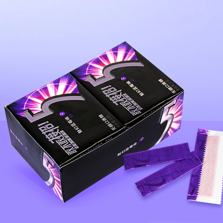 5 chewing gum fruit flavor