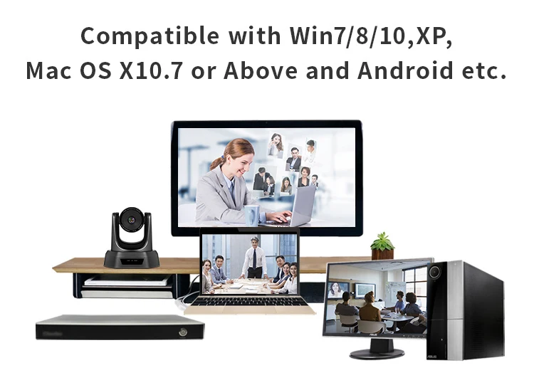 1080p Full hd webcam 3x optical zoom webcam with remote control for computer HD PTZ conference camera