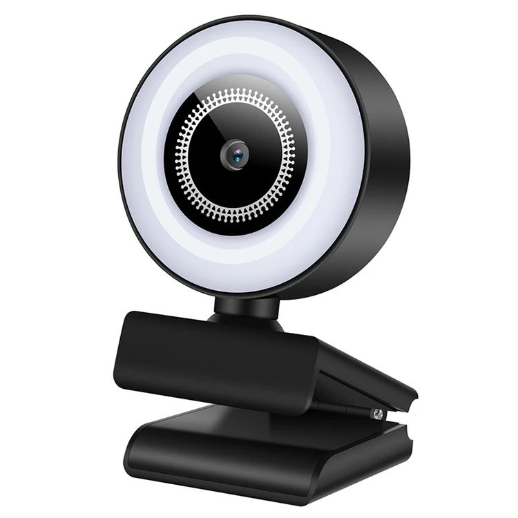 Buy 1080p USB built in microphone smart Desktop Online meeting Business computer Video Call camera webcam with light