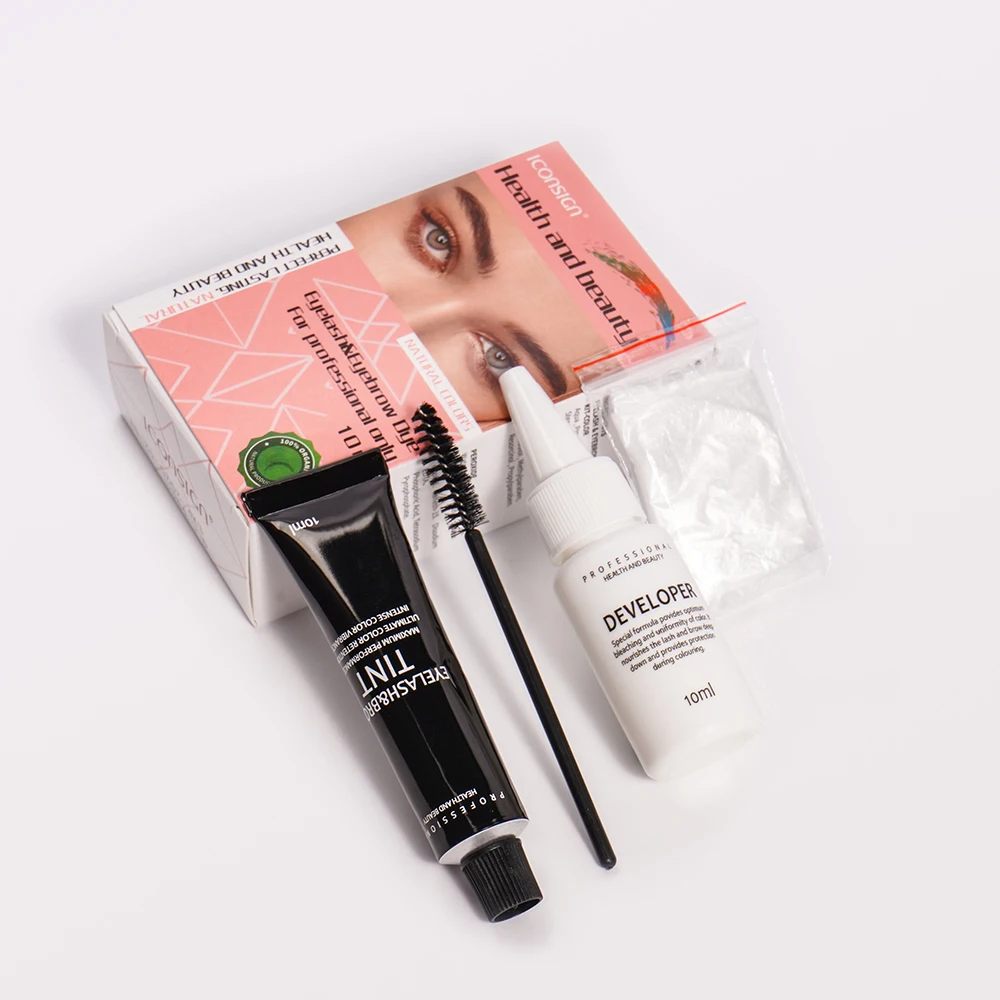Wholesale Brow Professional Eyebrow Dye Tint Hybrid Eye Brow Tint Kit Lash Tint Supplier