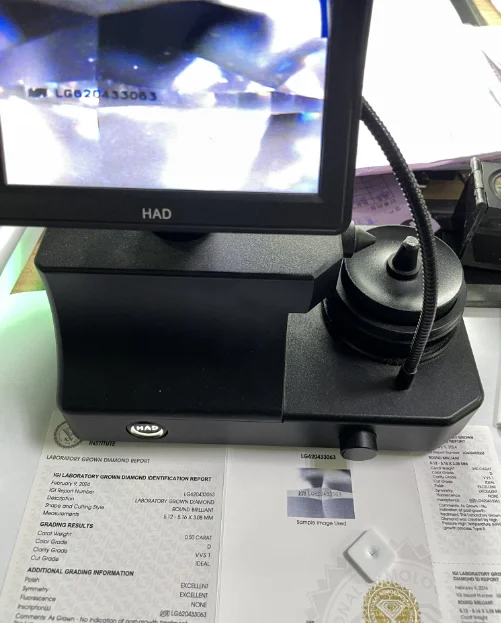 1 carat to 3 carat IGI Certificated Round Brilliant Cut Loose Lab Grown Diamond