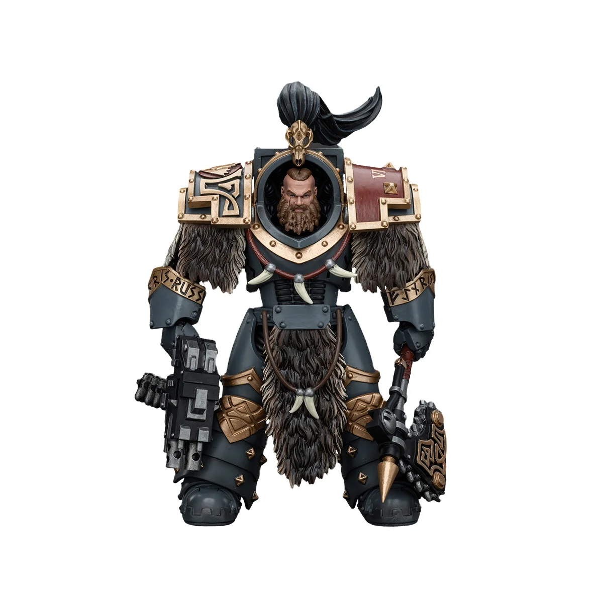 Фигурка JOYTOY 1/18 для Warhammer 40K Космические Волки Varagyr Wolf Guard Squad Terminator 4 JT5857
