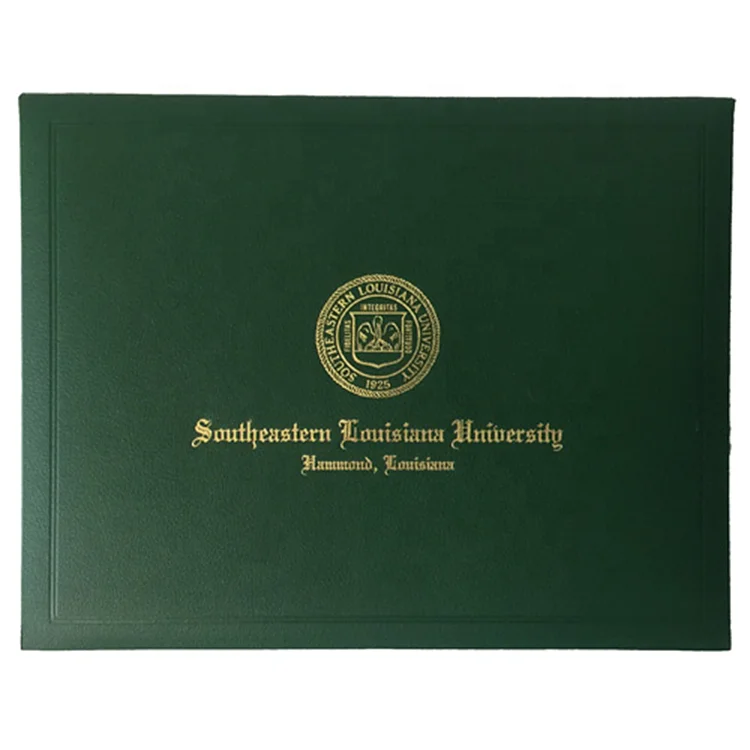 A3 Or A4 Leather Cardboard File Book Custom Logo Graduation Certificate Holder Frame Wholesale