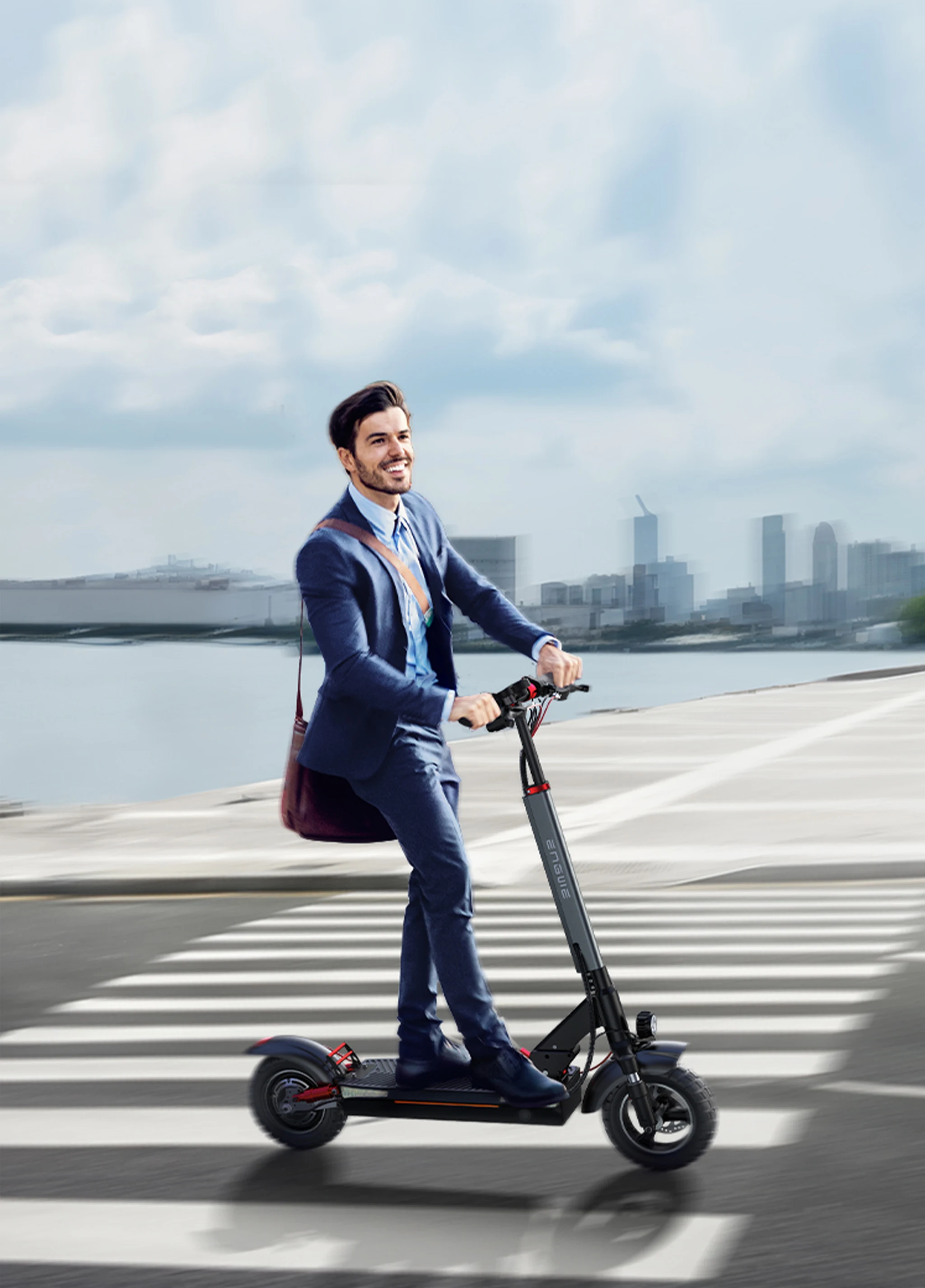 Buy Electric Scooters Shipping EU Warehouse ENGWE Y600 Electric Scooter 48V18.2AH 600W Powerful Electric Scooter For Adults
