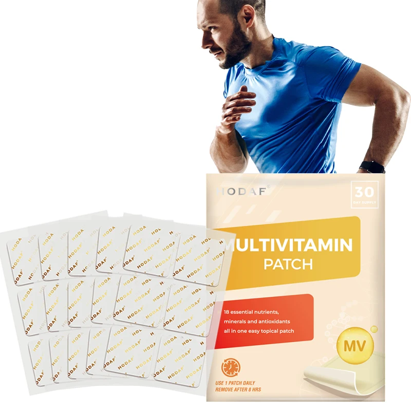 Factory Wholesale 8 Hours Easy Absorption Stickers Energy Higher Vital Nutrients Multivitamin Patch