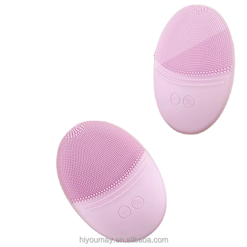 Youmay Hot Sell Skin Massager Face Cleansing Brush Device Mini Electric Silicone Sonic Face Cleaner Deep Cleaning