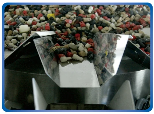 Electric Automatic 10 head multihead weigher leisure food packaging machine for weighing candy peanuts almonds raisins