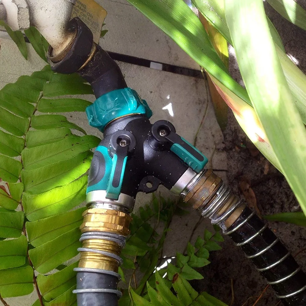 three way double outlet triangle  triangular water separator valve