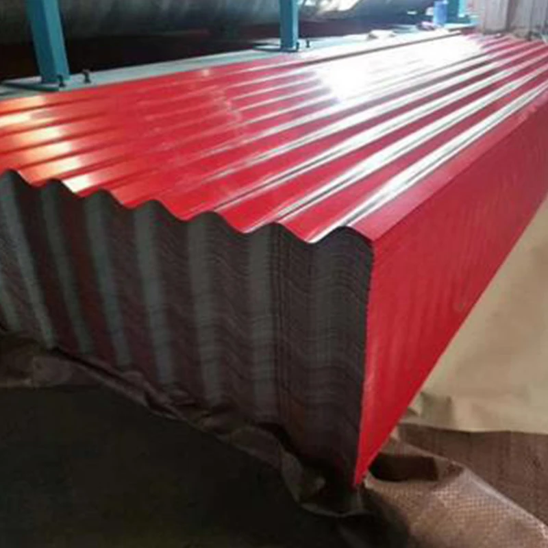 Color Coated Roofing Sheet PPGI Corrugated Sheet Decorative Zinc Metal Roofs Coated Color Steel Sheet