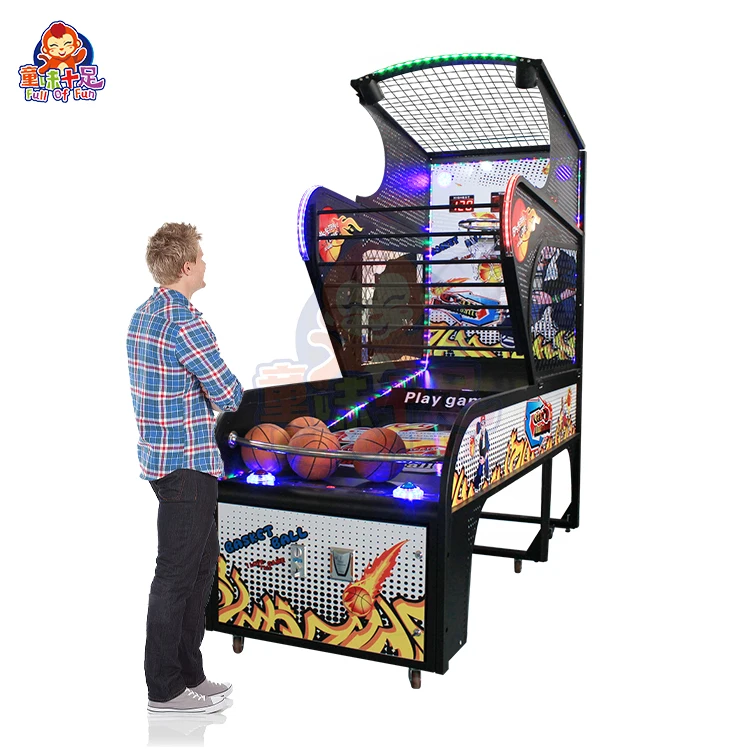 Hot New Coin Operated Arcade Game Machine Basketball Arcade Game Machine For Sales