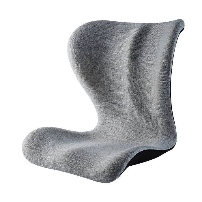 Customized Cotton Cover Back Pain Relief Large Ergonomic Memory Foam Back Cushion for Posture Improve