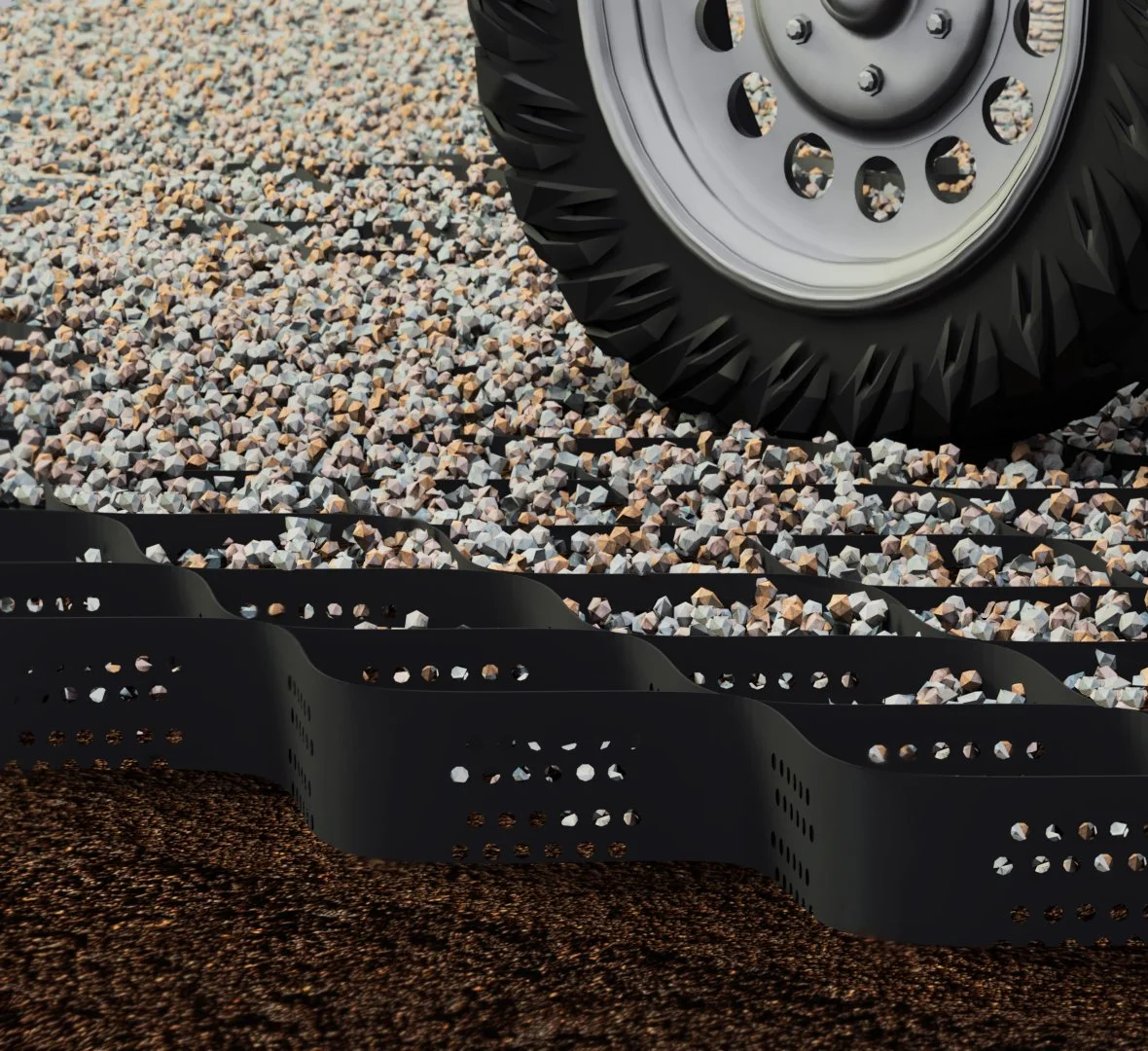 Brand New High Quality Driveway Geocell HDPE Soil Stabilizer Made in China