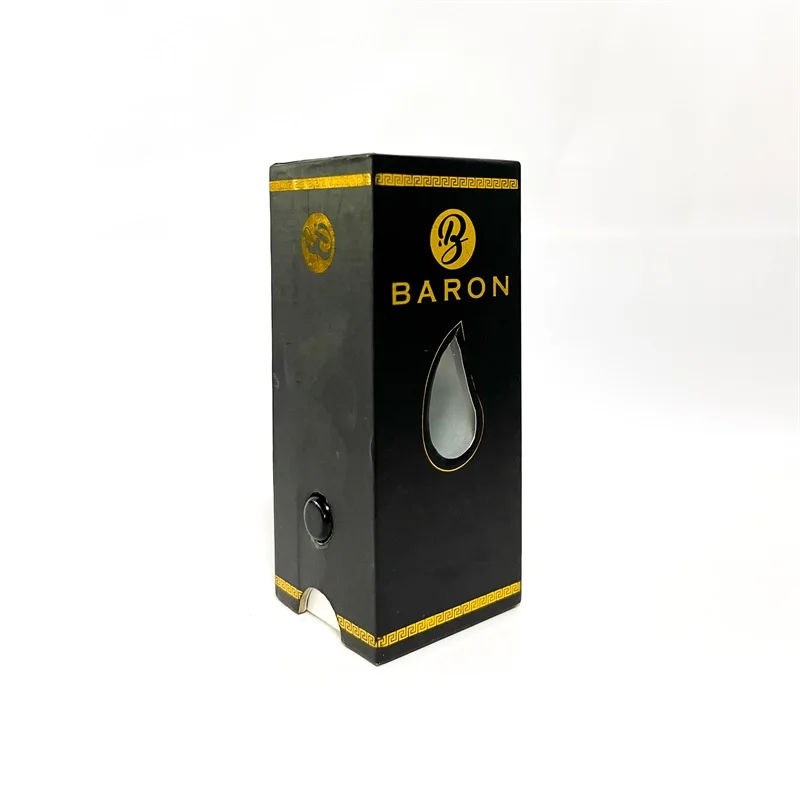 Gold foil cardboard paper empty cartridge drawer gift box custom sliding rigid 1ml child proof packaging boxes for cart