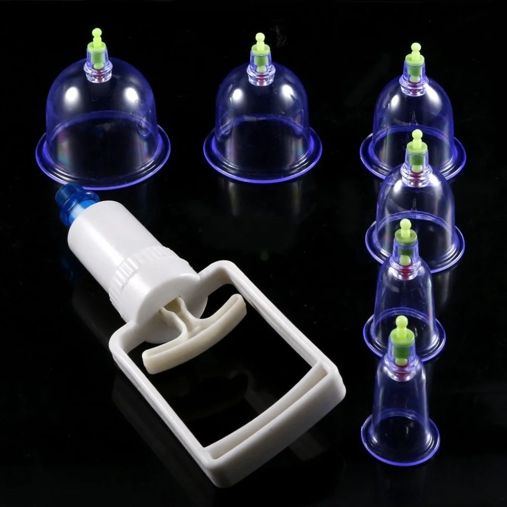 Chinese Gua Sha Jar Vacuum Cupping Cans Cellulite Suction Cup Suction Cups Body Therapy Massage Anti Cellulite Cans Health