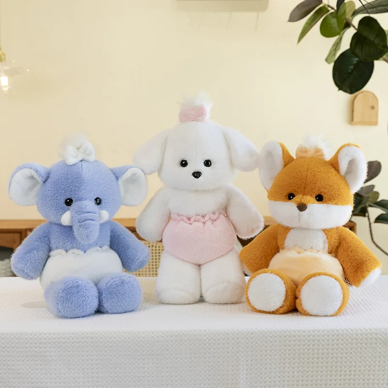 High Grade Adorable Blue Elephant Cushy Plushy Customize Stuffed Animal Plush Toy Kids Sleeping Companion Plushies Doll