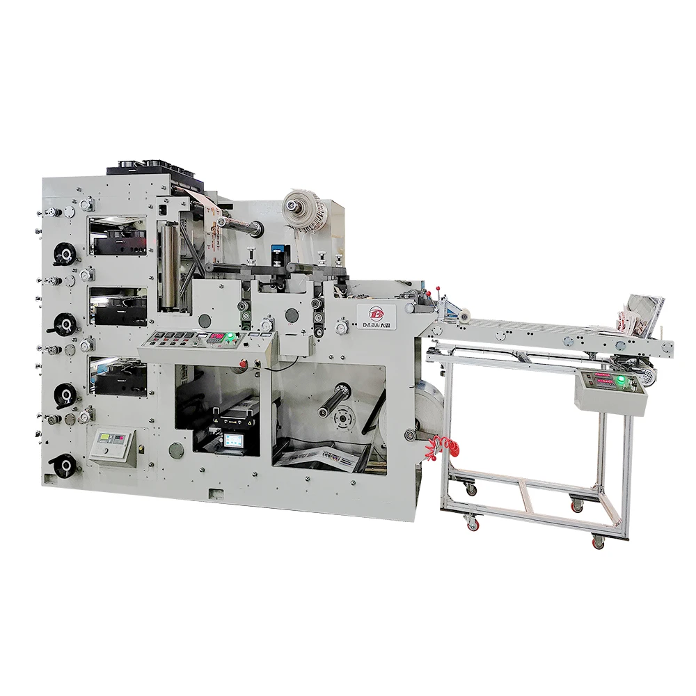 UV flexo printing and die cutting machine for paper cups