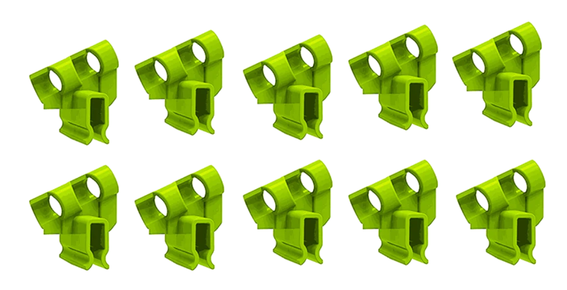 Подбородок-floracap пластиковая крышка блока-6-дюймовый для парника