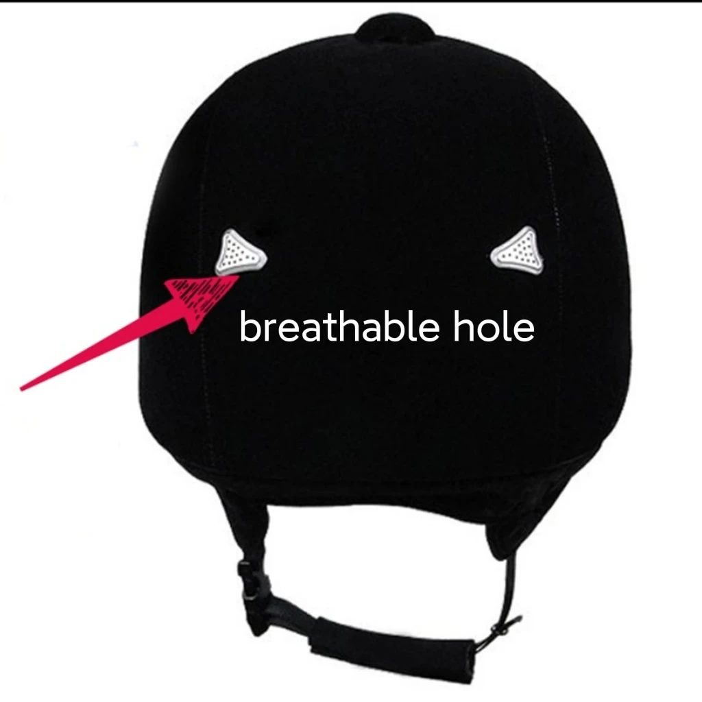 High quality horse riding helmet with removable moisture wicking For unisex equestrian outdoor sports