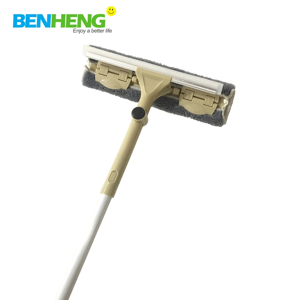 BENHENG Long handle high rise window cleaning equipment with telescopic pole glass window cleaning wiper